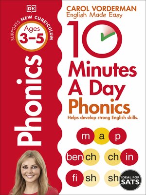 cover image of 10 Minutes a Day Phonics, Ages 3-5 (Preschool)